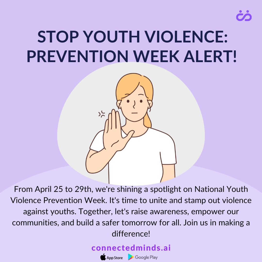 #Youth violence is a #global concern as defined by #WHO, it affects many people yearly. There are so many contributors, but factors such as exposure to #violence, #poverty, and #substanceabuse contributes the most.
 
#NationalYouthViolencePrevention