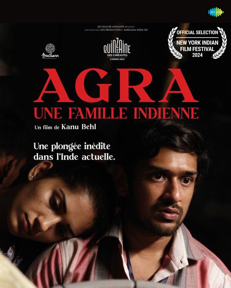 Catch the Agra premiere at New York Indian Film Festival on 1st June 2024!🍿🤩 #Agra #NYIFF2024 @KanuBehl @priyankabose20 #MohitAgarwal #AanchalGoswami #SonalJha #RahulRoy #VibhaChibber @saregamaglobal