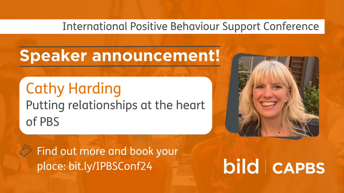 📣 Speaker announcement!

Cathy Harding will be joining us in Liverpool and online on 16 and 17 May for #IPBSConf24 to explore how we can put relationships at the heart of #PBS

Find out more about our fantastic programme of speakers here: bit.ly/IPBSConf24Prog