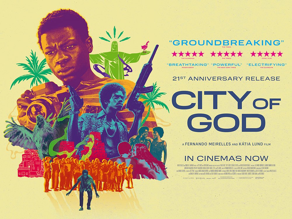 Ranked #25 Best Film of all time on @IMDb, CITY OF GOD stands as a cinematic triumph. It certainly went down a storm at GFT on its release 21 years ago, and it's back in May as part of our 50th Anniversary Programme — not to be missed 🗓️Sun 19 May, 7pm 🎟️bit.ly/GFT_CityofGod