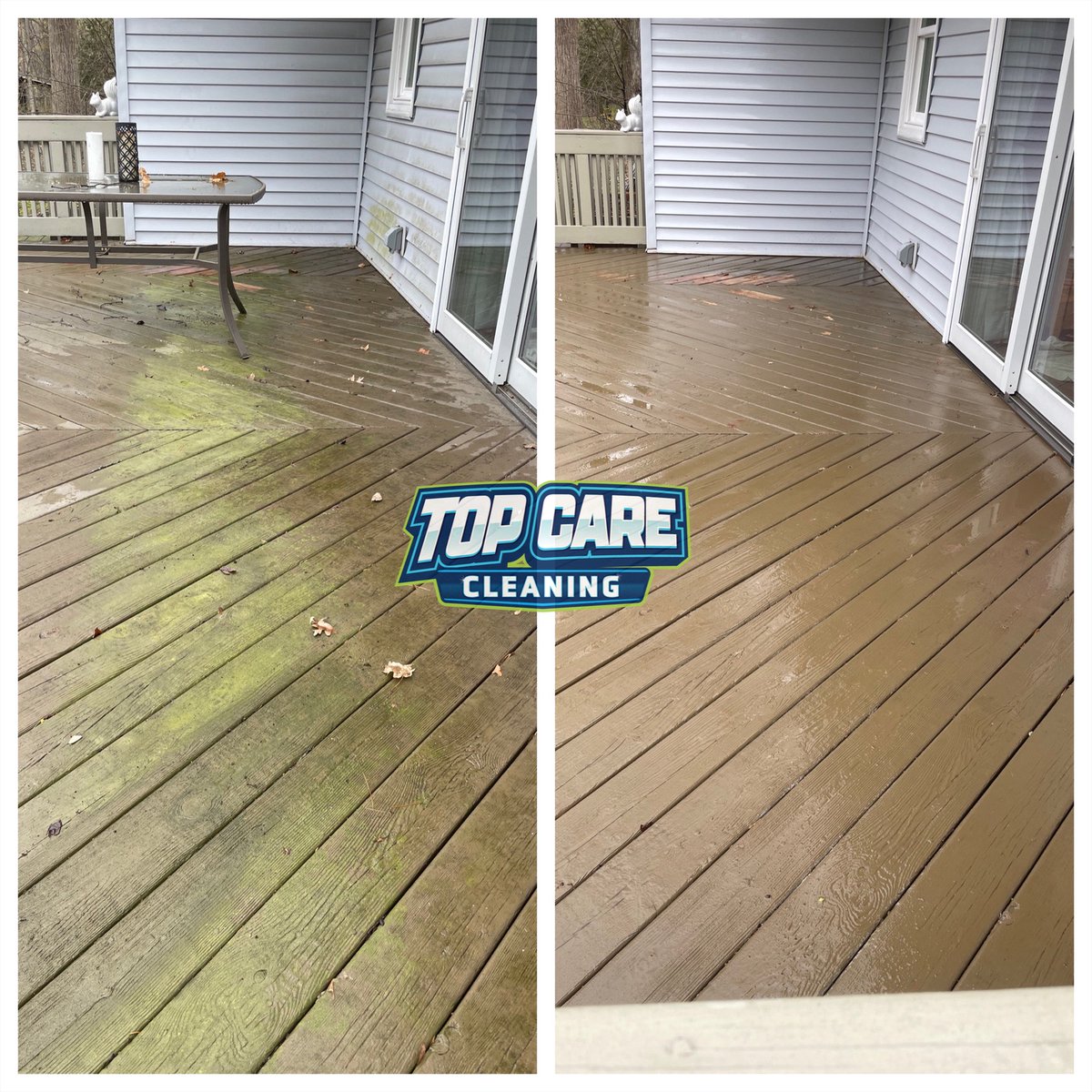 Considering replacing your mouldy deck? Maybe all it needs is a good cleaning! Get a free estimate when you call (616) 530-9129!