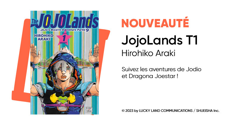 #NouveautéFnac 📚 Découvrez “JojoLands” d’Hirohiko Araki et suivez les aventures de Jodio et Dragona Joestar ! ⭐️
👉 lc.cx/W3R6_m