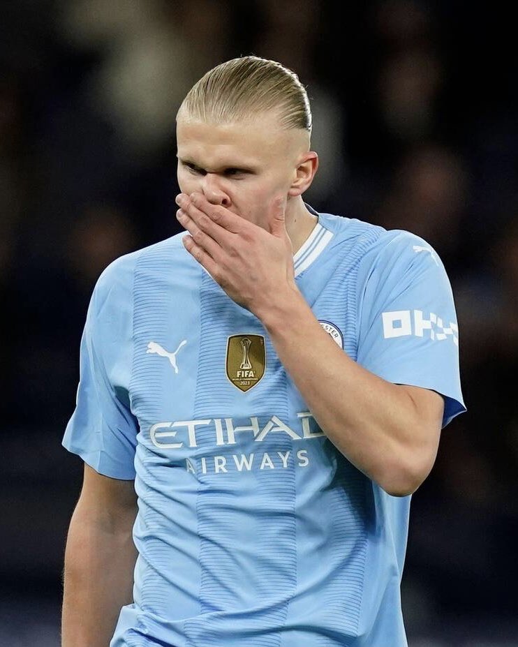 𝘽𝙍𝙀𝘼𝙆𝙄𝙉𝙂: Erling Haaland is OUT against Brighton tomorrow, Pep Guardiola has confirmed.