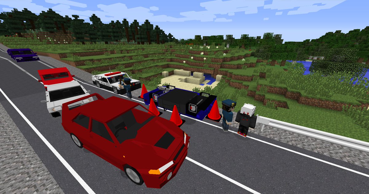 kairu_maikuraaa's tweet photo. 逆さでバグってるGT-Rがあったので
事故再現してみた
#マイクラ 
#minecraft 
#flansmod https://t.co/DO1ZIbkAiw