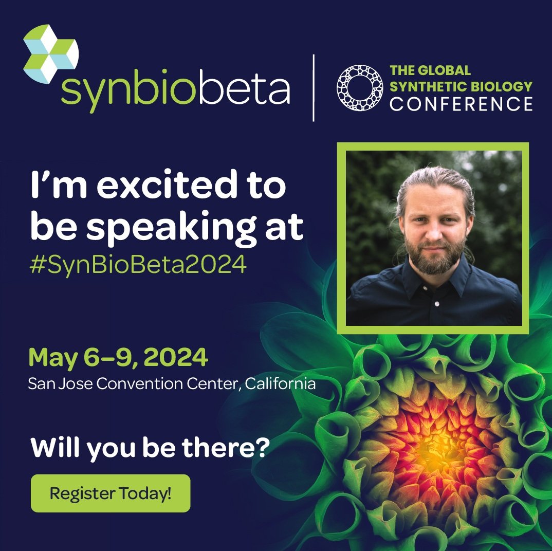 We're thrilled to announce Lukas Leiendecker, PhD and  Patrick Sykala will be participating in the upcoming #SynBioBeta2024 to talk about “Code to Strand: Transforming Your Digital Sequences into Pristine Syntheic DNA.”!

Please join the Lunch &amp; Learn on May 7 | 12:15-1:30pm