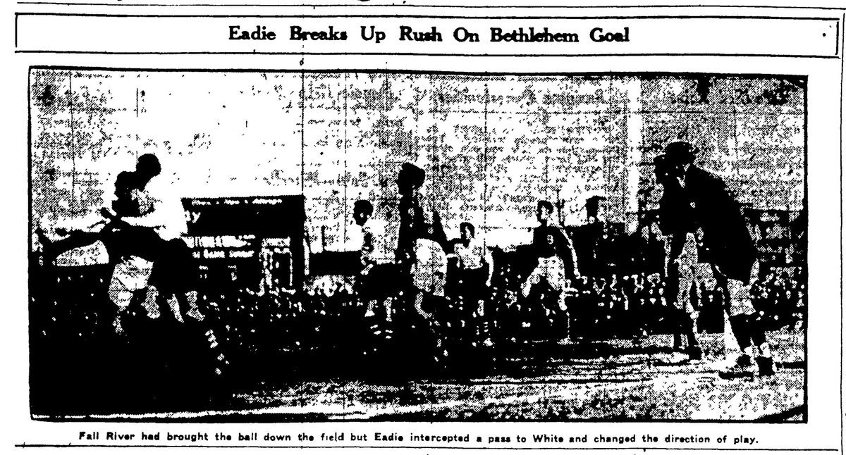 MarksmenHistory's tweet photo. 2/3- Dougie Campbell and Dave McEachran scored the goals for the Marksmen to secure their victory. Harold Brittan, Fall River legend, had returned to be player manager during the season and had the club performing well. There was confidence the Marksmen could win the cup again. https://t.co/Mbid3gmQoE