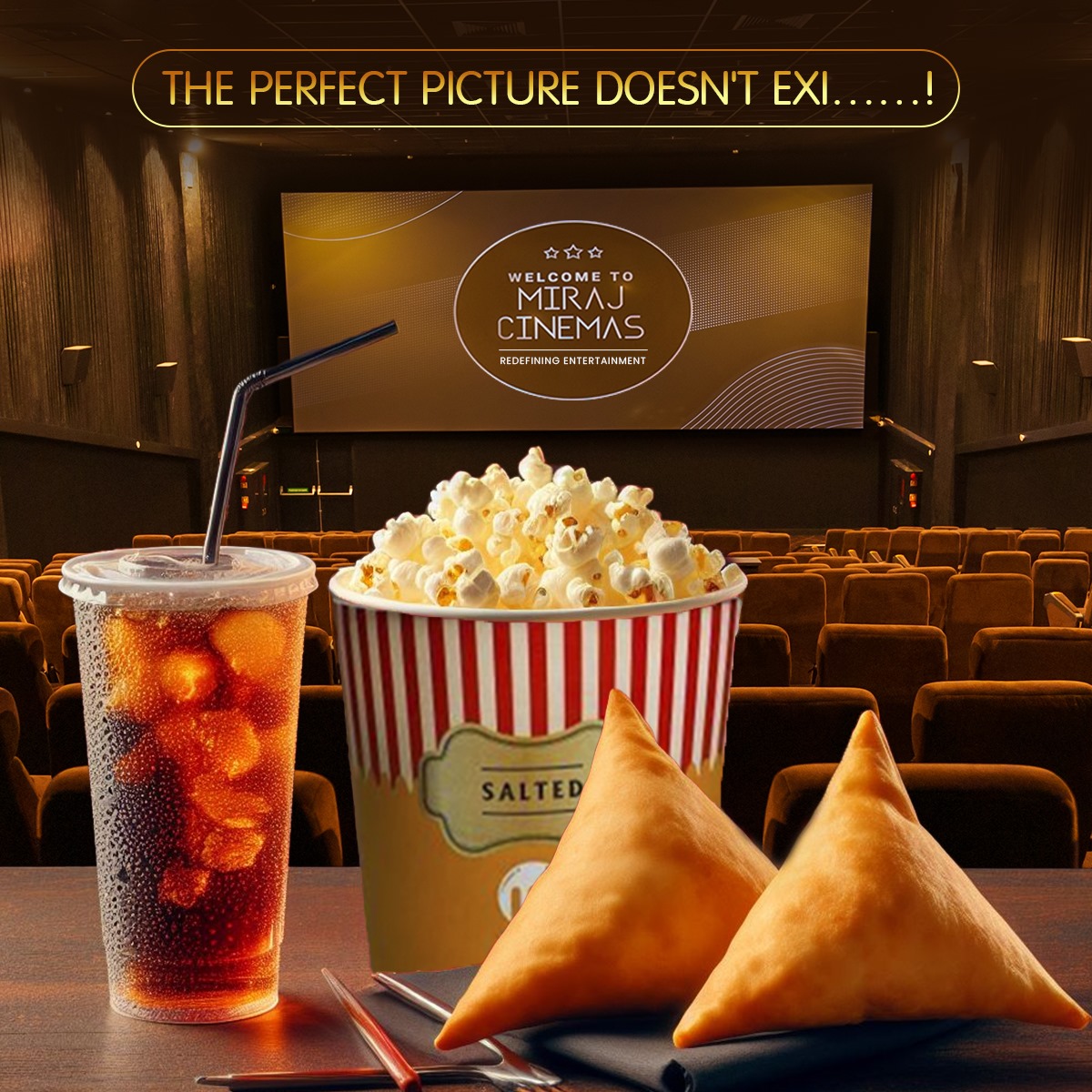 They say the perfect picture doesn't exist, but we've got something that comes close! 📽✨ At Miraj Cinemas, enjoy a stunning view of the big screen while indulging in our delicious snacks. Get ready for the ultimate movie experience 🍿🎬 
.
#MirajCinemas #PerfectPicture…