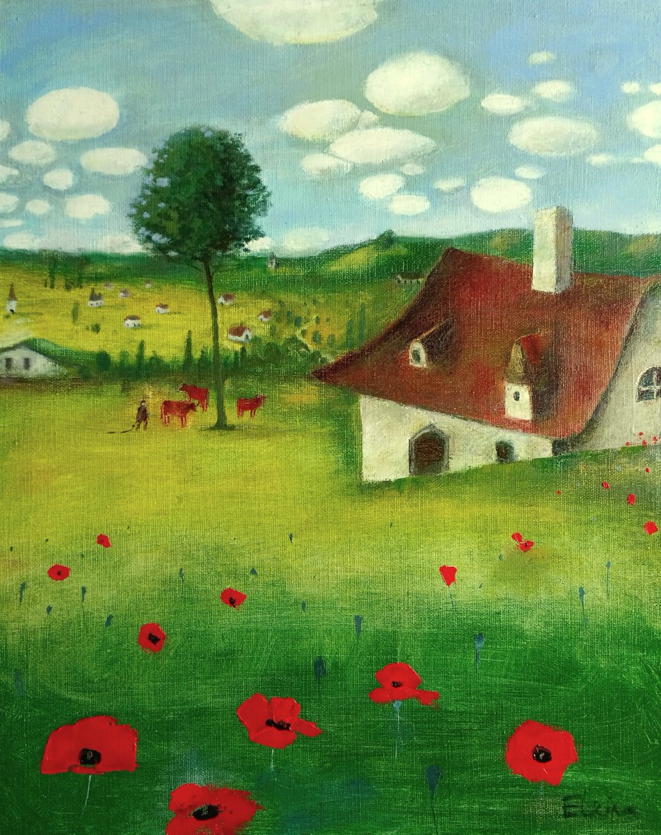 eIjuIe's tweet photo. #oilpainting #artwork #landscape #nothernrenaissance #countryscape #poppy
50 x 40 cm 20 x 16 in
Oil on linen https://t.co/WlXx4jGvK7