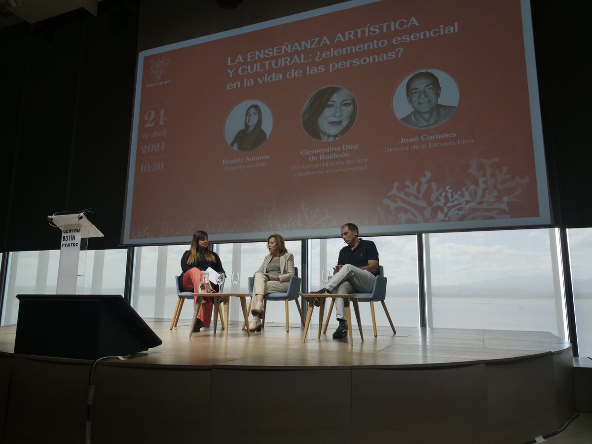 tiempo_arte's tweet photo. «La enseñanza artística y cultural: ¿elemento esencial en la vida de las personas?»

🗣️Modera Beatriz Amorós, docente en @UNIRuniversidad 

👥 Clementina Díez de Baldeón, doctora en Historia del Arte y profesora de Universidad

👥 José Canales, director de la Escuela Ideo https://t.co/qSHpcroduH