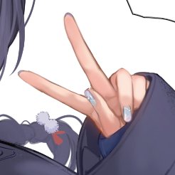 「手とネイル 」|🐟二色こぺ⚡️新刊通販ﾁｭｳ⚡️のイラスト