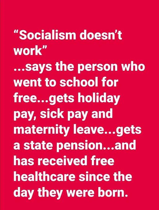 When we were more broke than we've ever been. We could afford socialism because in 1945 millions of war survivors demanded it. Now we are richer than we've ever been producing billionaires like rabbits out of a hat they say we can't afford it? #PMQs