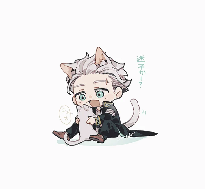 にゃん梅ちゃん公式から既にコラボ猫化あるの嬉し#ウィンブレFA 