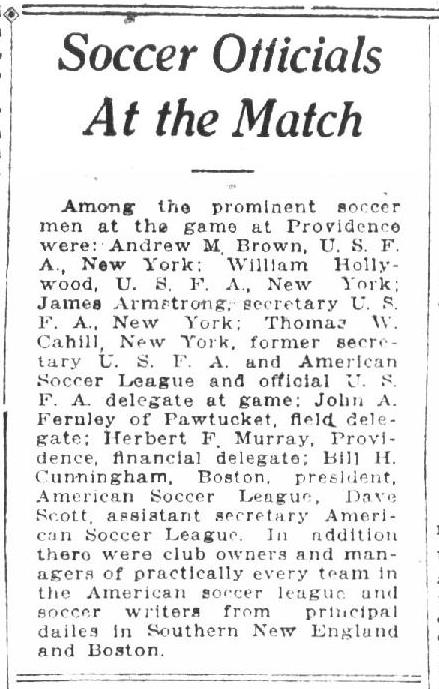 MarksmenHistory's tweet photo. 1/3- OTD in 1927, the Fall River Marksmen defeated rivals Bethlehem 2-1 in the Eastern Final of the US Open Cup. The match was played in Providence, RI and had 7, 439 fans present at Kingsley Park. The clubs played in front of many soccer figures of the USFA and local officials. https://t.co/evubUu6w26