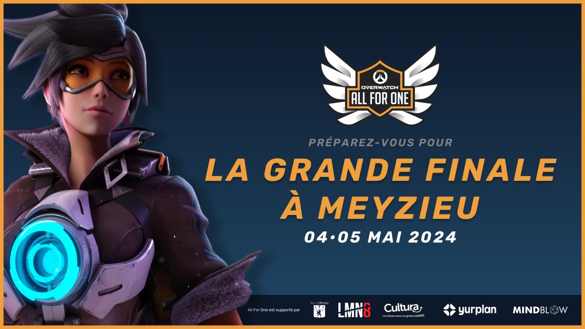 La Grande Finale du championnat de France Overwatch est de retour 🏆🤯
Avec le code 'Mindblow15', tu as 15% de réduction sur ta place <a href="/PlayAllForOneFR/">Overwatch AllForOne France</a>, alors grouille-toi de réserver ton week-end avant qu'il n'y en ait plus !

🎫 mindblow.fr/Mindblow15 #Overwatch2 
📆 4 &amp; 5 mai