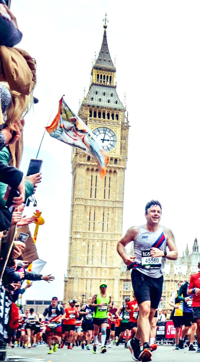 Honestly, Big Ben never looked so good as at 25 miles.