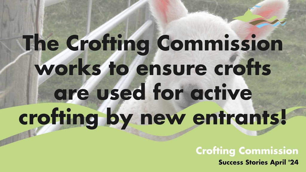 📣Great news for crofting in Barra!📣 Non-resident tenant assigns croft to their new entrant son, securing the future of the croft! #SuccessStory #NewEntrants #crofting #barra