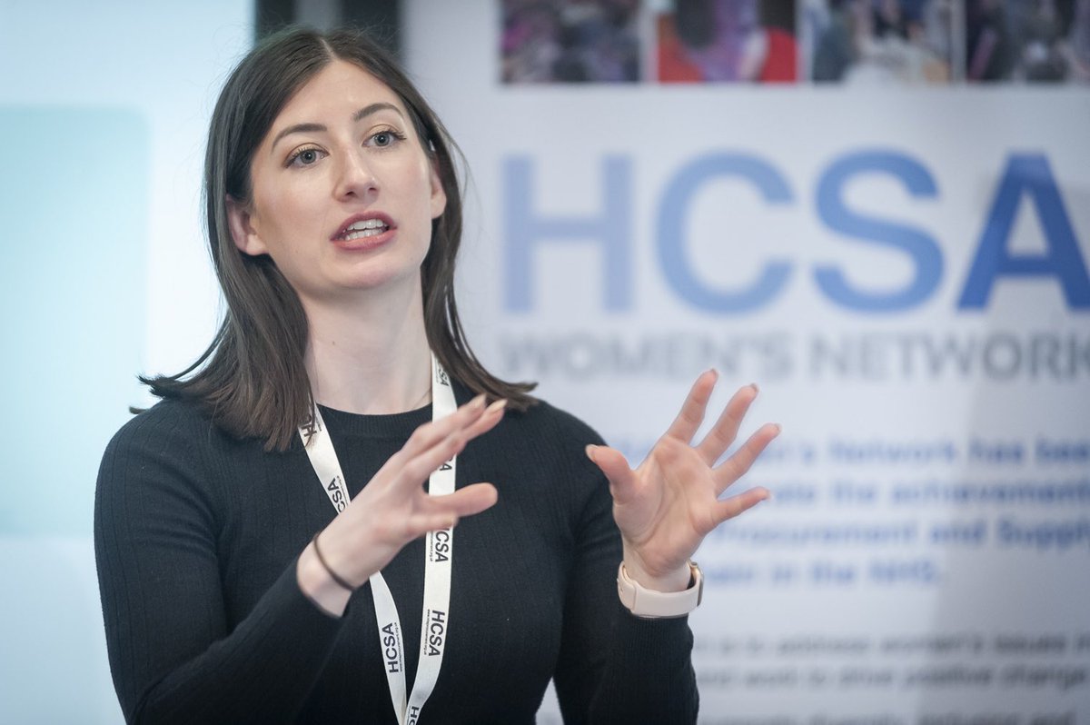HCSAprocurement's tweet photo. HCSA Future Leaders Network Chair Sophie Lilleyman speaking to April PDP delegates #PDP24 https://t.co/bsCQibCaUd