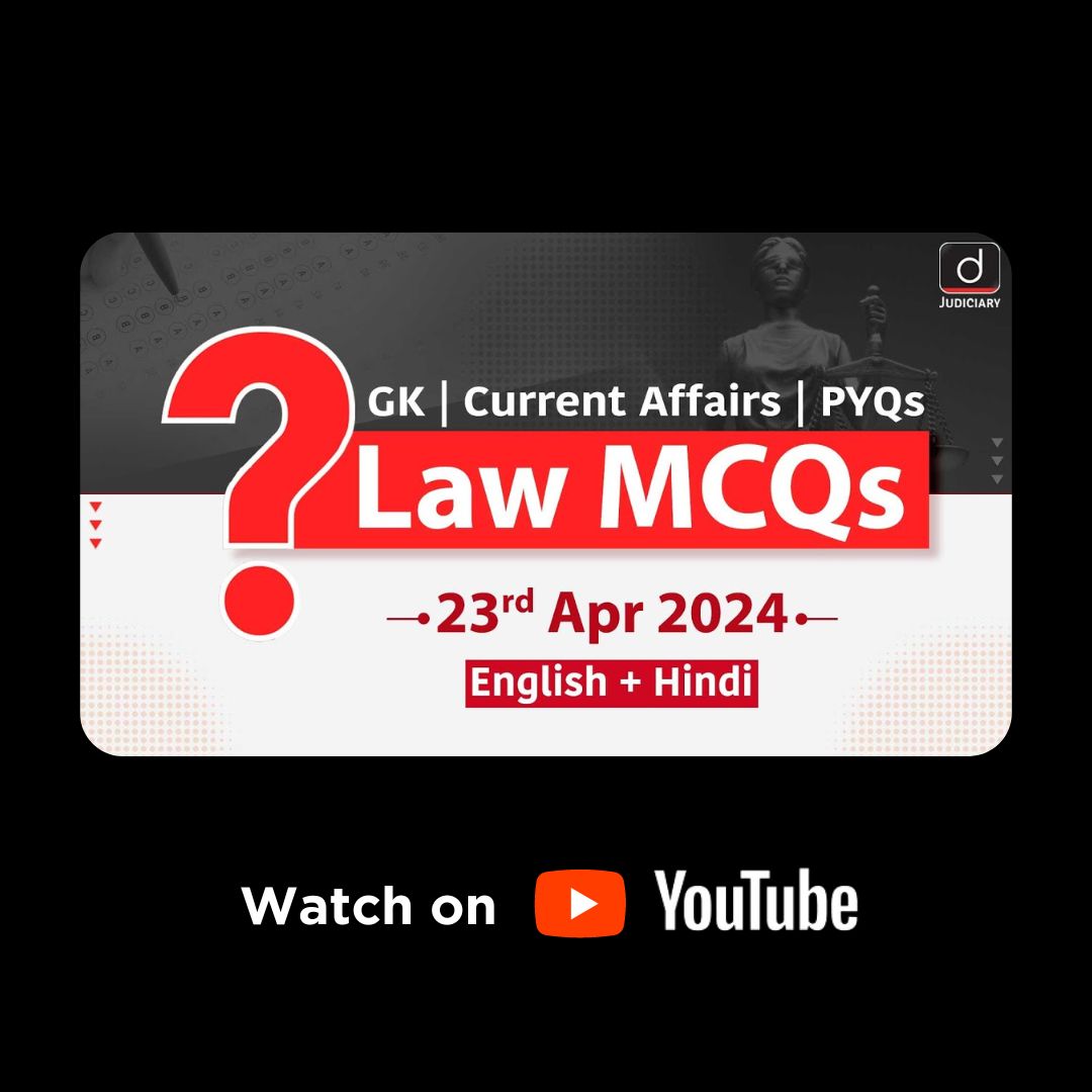 Law MCQs 
.
वीडियो लिंक : youtu.be/oab4GkUPcOw
.
#DrishtiJudiciary #Judiciary #Law #Legalstudies #Lawindia #Lawdictionary #Supremecourt #Lawstudent #India #Indianlaw #Indianjudiciary #Lawadvocates #Drishtilegal #Drishtilaw