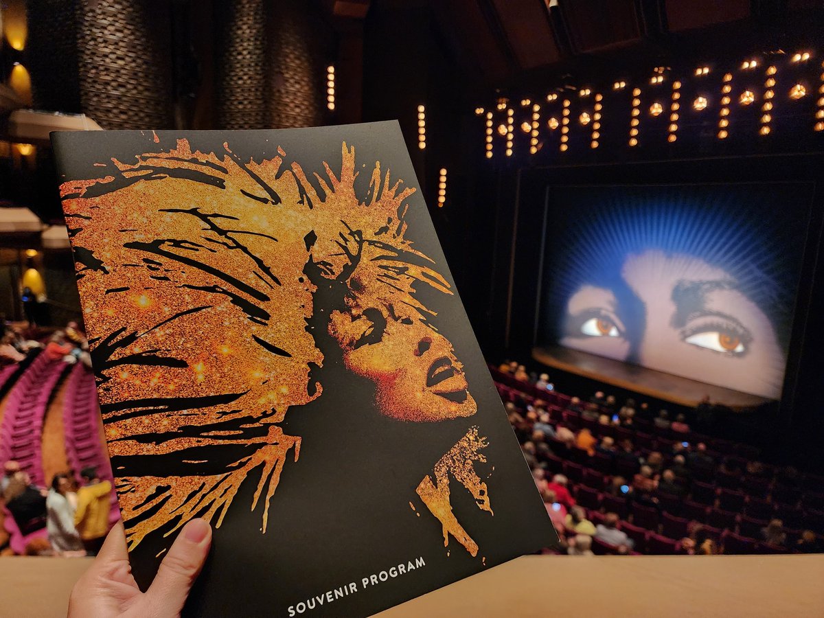 froxybox's tweet image. Feeling fancy - watching #Tina in a box seat!