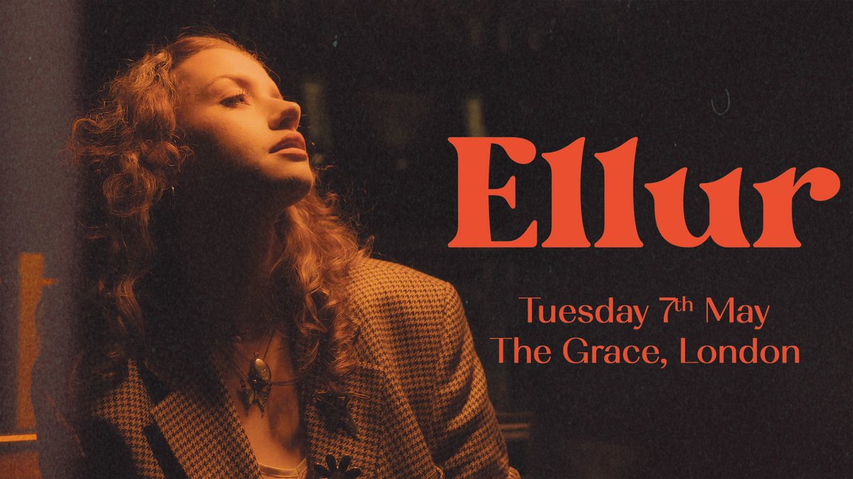 Don't miss infectiously authentic indie pop singer Ellur at The Grace in London on 7 May. 🎟️ Grab your tickets here>>bit.ly/49Mnfo1 @ellurmusic