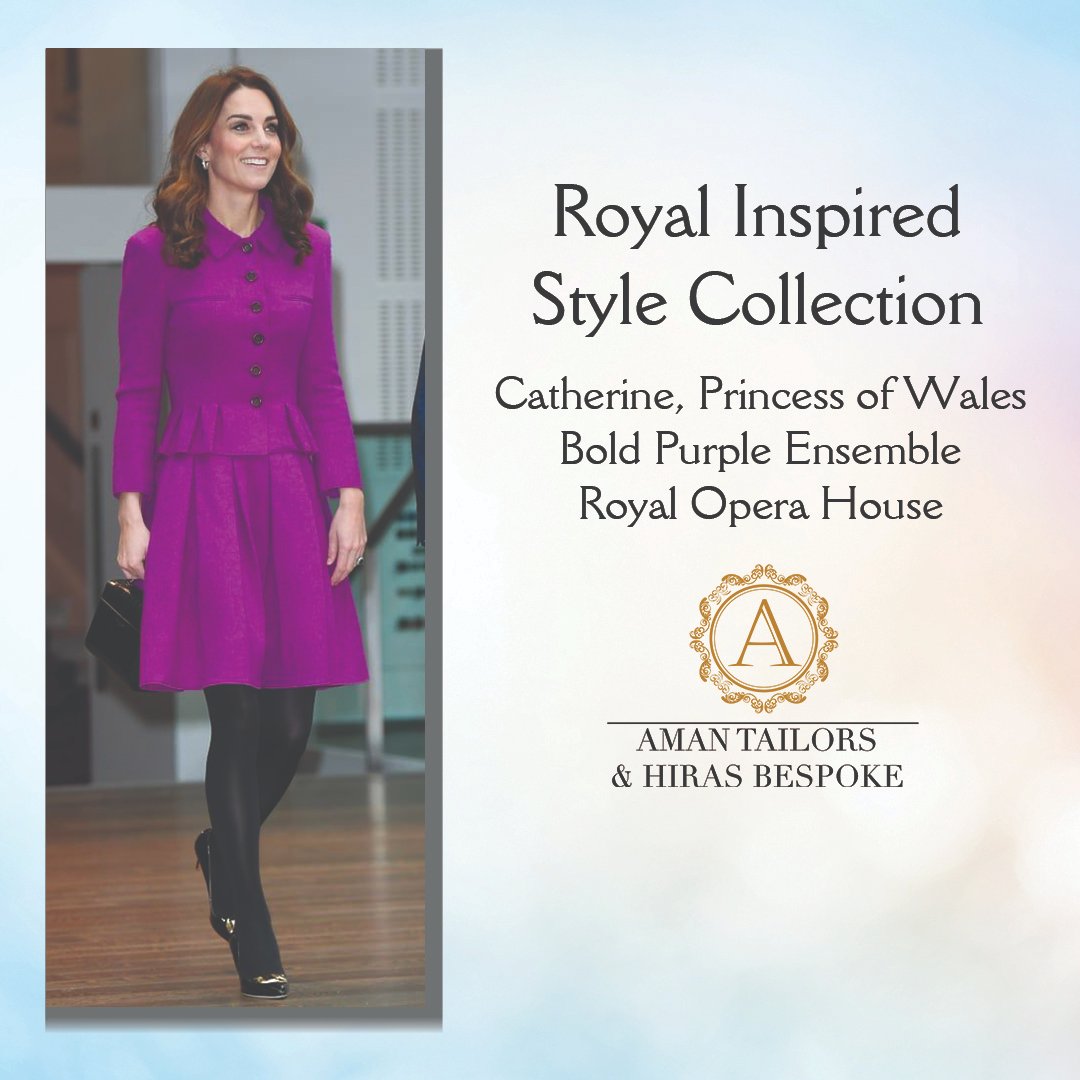 The Princess of Wales never shied away from bold colors. In one of her chic looks, Kate arrived at the Royal Opera House in a purple peplum jacket and matching skirt by Oscar de la Renta.

📸Getty

#princessofwales #katemiddleton #royalfamily #styleinspo #ootd #getthelook
