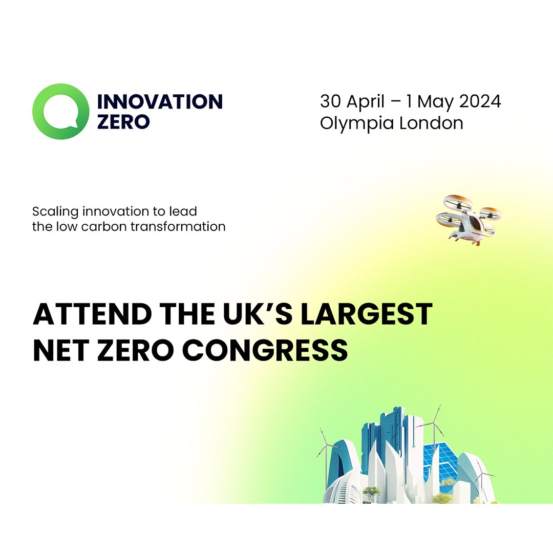 We are looking forward to attending the Innovation Zero and infrastructure Zero 2024 event in London Olympia next week. The two day congress will focus on accelerating meaningful action towards a low carbon economy and society.​​
#InnovationZero