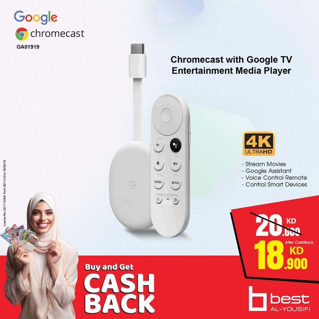 BestAlYousifi's tweet image. ارفع مستوى الترفيه الخاص بك مع مجموعة فريدة من أجهزة البث.
العروض متاحة من خلال الاونلاين والمعارض.

Order Now: best.com.kw/en/search/goog…
#Bestalyousifi #streamingdevices