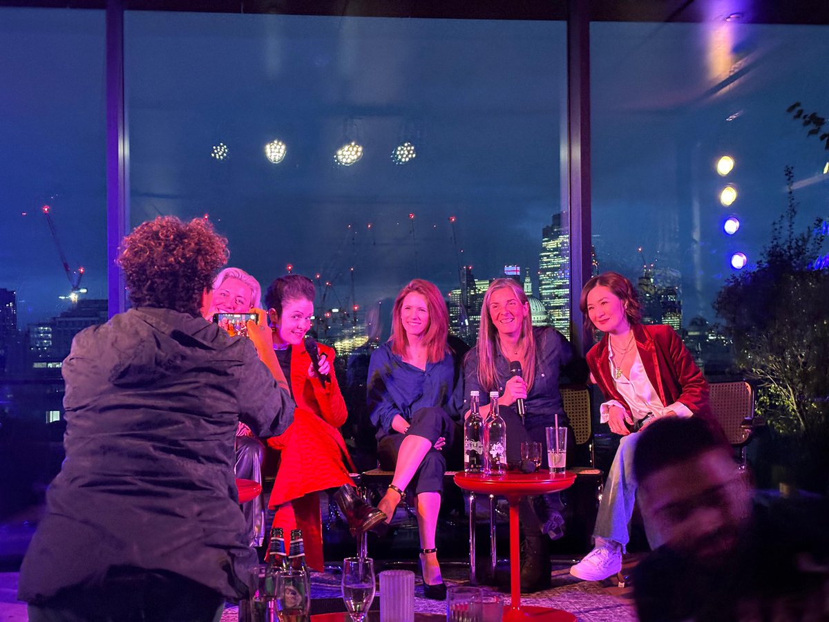 Last nights #lesbianvisibilityinthemedia panel. #lvw24 - such an important topic ,such important questions, such incredible people ♥️🌈 #sohohouse #representationmatters