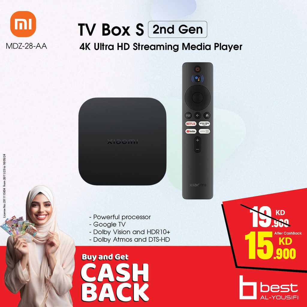 BestAlYousifi's tweet image. ارفع مستوى الترفيه الخاص بك مع مجموعة فريدة من أجهزة البث.
العروض متاحة من خلال الاونلاين والمعارض.

Order Now: best.com.kw/en/search/goog…
#Bestalyousifi #streamingdevices