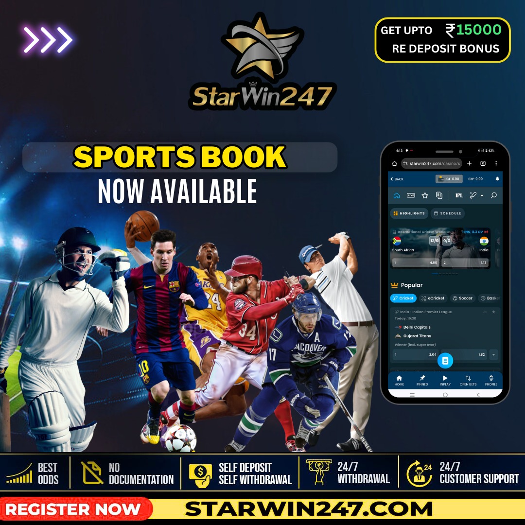 Starwin247's tweet photo. WE ARE LAUNCHED SPORTS BOOK NOW

Play Now 👉🏻 https://t.co/srrAf4e2bN

▪️Match Odds
▪️Runline/Fancy
▪️Cash Out
▪️24/7 Service 

Join Now 👉🏻 https://t.co/srrAf4e2bN

Play Now and Win Big!!

https://t.co/srrAf4e2bN
https://t.co/srrAf4e2bN https://t.co/CddtDnClOM