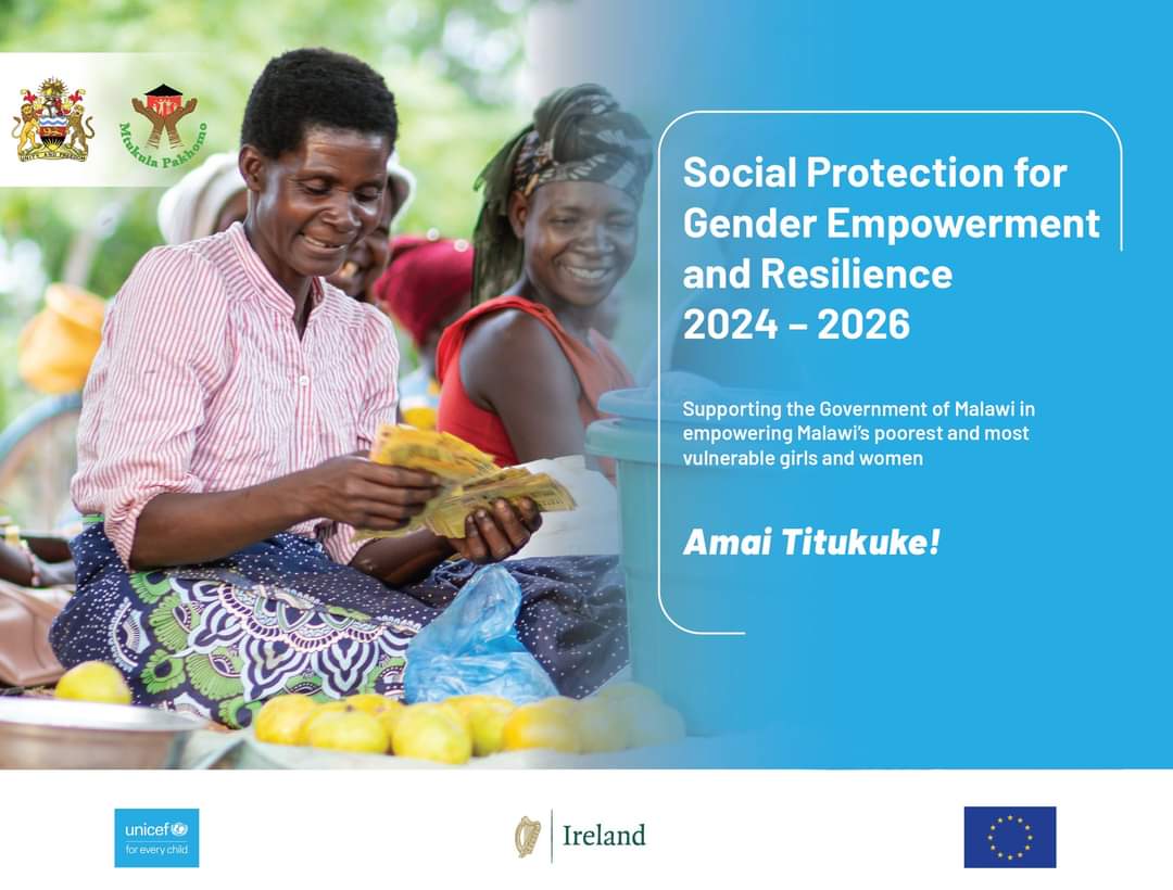 We are excited to support a new @MalawiGovt programme, #SocialProtection for Gender Empowerment & Resilience #SPGEAR, that seeks to empower women and girls to get out of poverty. The #EU is investing $23.6 million (approx MK41 bn) in the peogramme, also called #AmaiTitukuke.