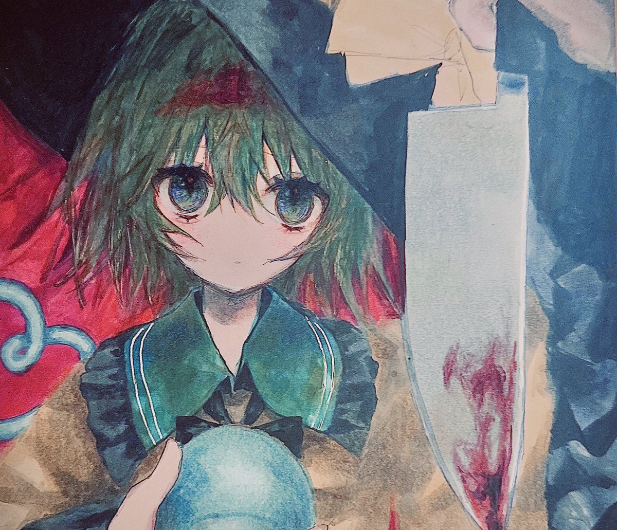 meltqc's tweet image. 絵本と色紙