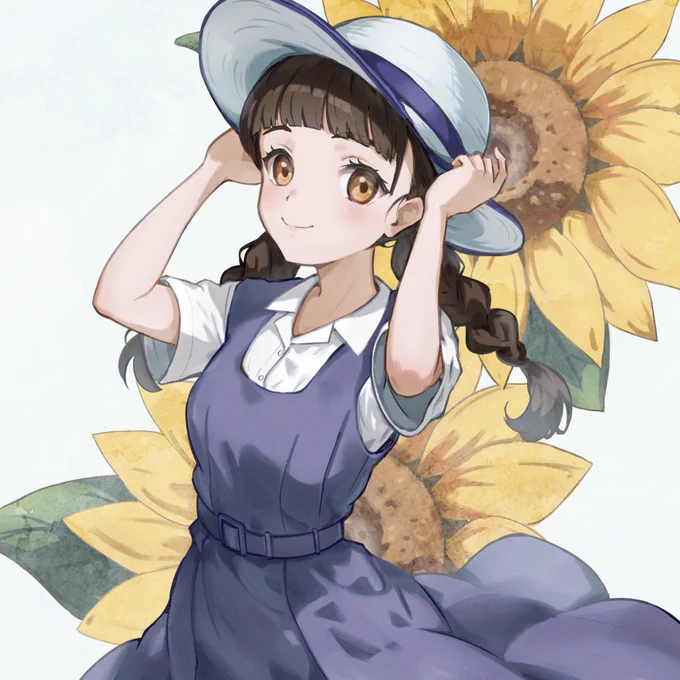 #私はこういう絵描きです見た絵描き全員参加 気が付いたら黒髪の女の子ばかり描いてました 