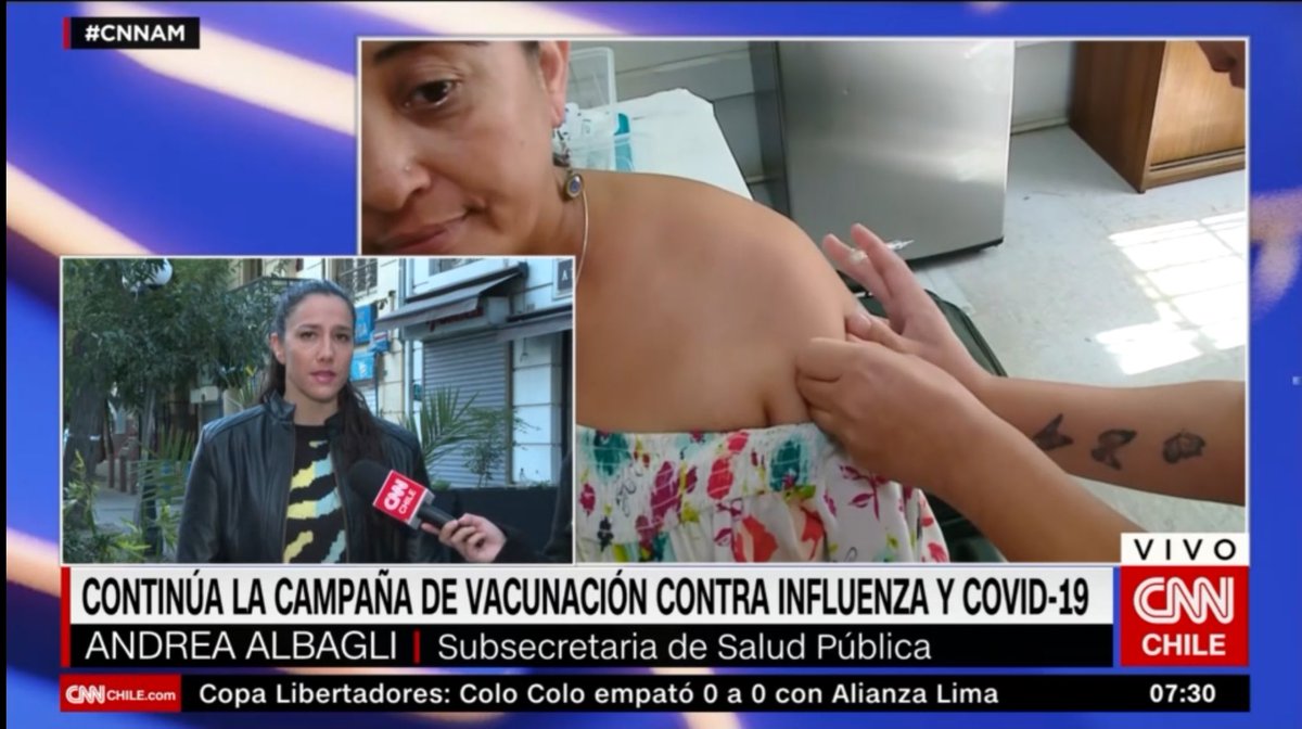 “La campaña de vacunación contra Influenza ha tenido una muy buena acogida, así como también el Nirsevimab, el medicamento inyectable para proteger a los niños y niñas nacidos a partir del 1 de octubre contra el Virus Respiratorio Sincicial”.

📺En @CNNChile