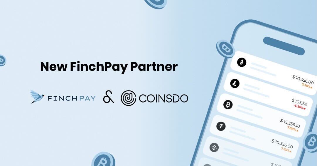 NEW FINCHPAY PARTNER @CoinsDogroup empowers seamless and secure asset transfers that meet and surpass the needs of large-scale institutional operations. Buy crypto via FinchPay in CoinsDo! 🕊️