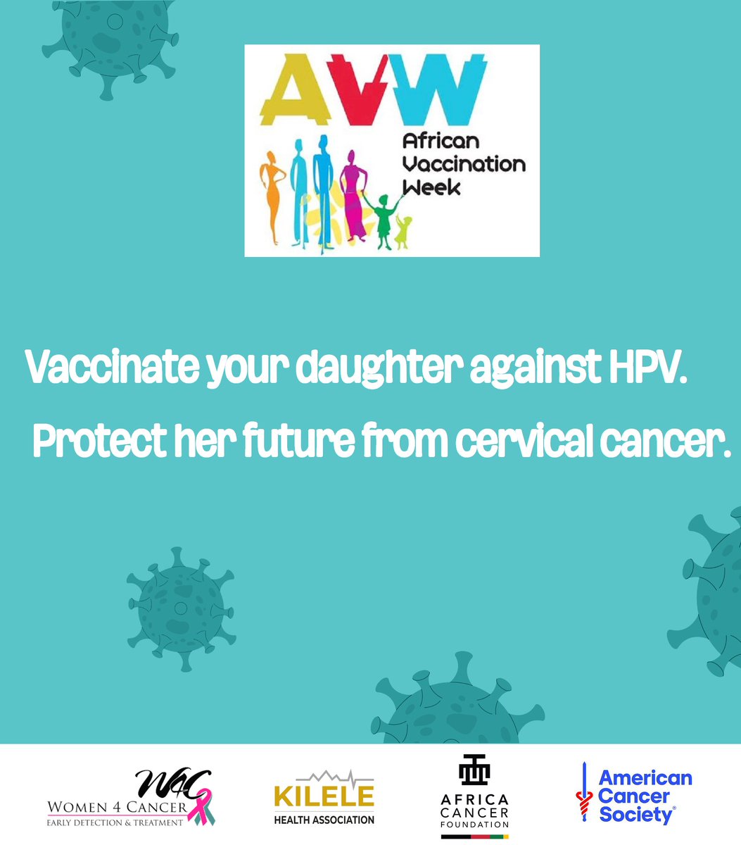 It's African Vaccination Week! #CervicalCancer, caused by HPV, is an urgent public health problem that can be solved. By vaccinating your daughter on time, before her 15th birthday, you can protect her from most cervical cancers. Get your daughter the HPV vaccine today! #AVW2024