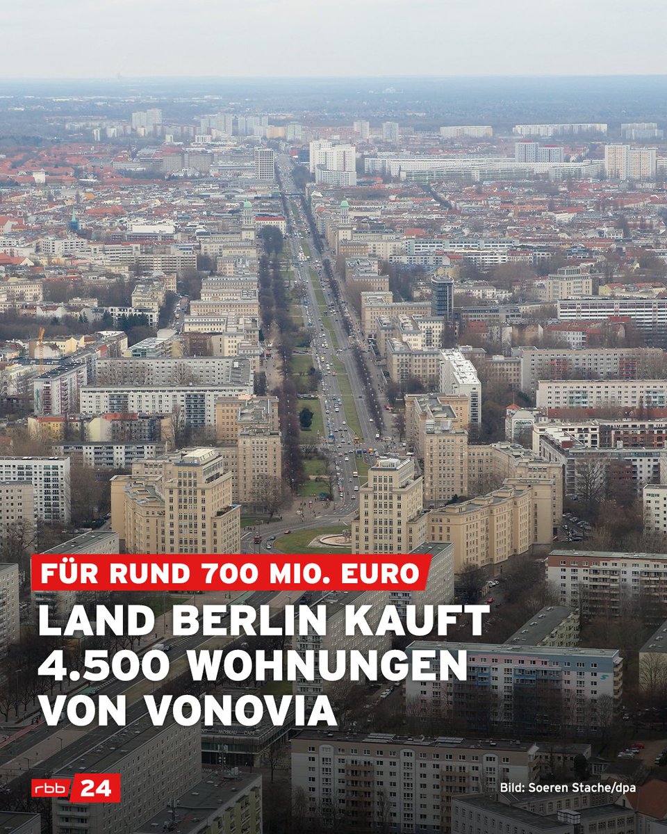 Das Land #Berlin hat #Vonovia 4.495 #Wohnungen und zwei Gewerbeeinheiten abgekauft. Die neu gekauften Wohnungen liegen unter anderem in Alt-Friedrichsfelde, Fennpfuhl, an der Frankfurter Allee, in Tierpark-Nähe und in Adlershof. rbburl.de/kaufwohnungen