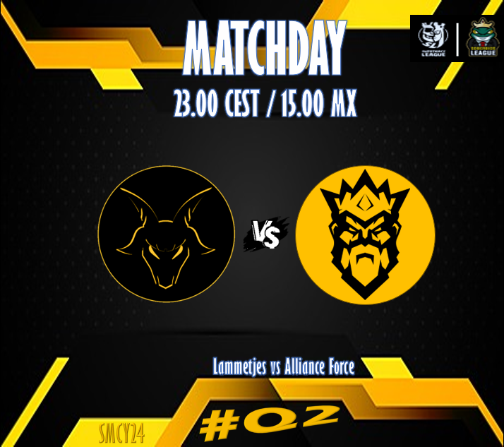 Lammetjes.CR (@lammetjescr) on Twitter photo Match day 3!!!
Today we continue our road in #SMCY24 Q2! We will face a tough opponent, can we continue our winstreak?๐ช
๐@AllianceForceBR
โฐ23.00 CEST / 15.00 MX
<a href="/CR_Supremacy/">Supremacy League</a> x <a href="/SoberbiosL_2024/">Soberbios League ๐ธ</a> Match day 3!!!
Today we continue our road in #SMCY24 Q2! We will face a tough opponent, can we continue our winstreak?๐ช
๐@AllianceForceBR
โฐ23.00 CEST / 15.00 MX
<a href="/CR_Supremacy/">Supremacy League</a> x <a href="/SoberbiosL_2024/">Soberbios League ๐ธ</a>