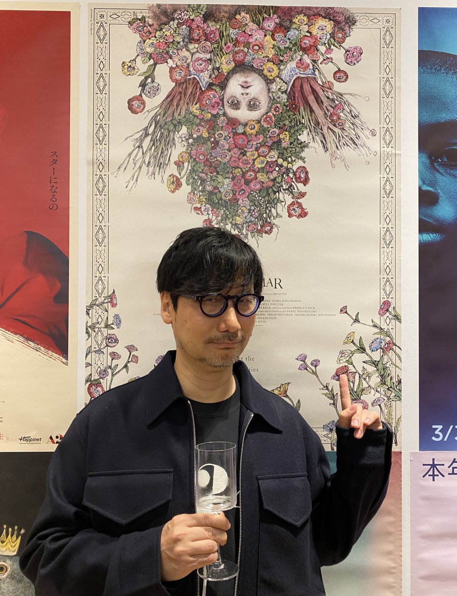 本日の小島監督。 Hideo Kojima today.