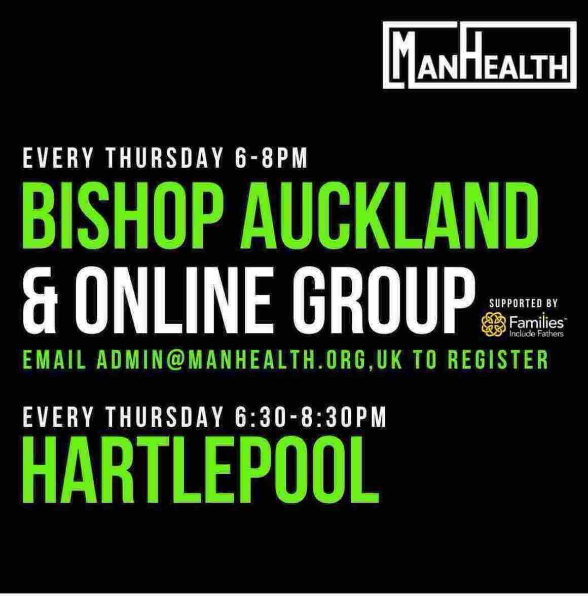 Every Thursday our groups are at: 📍 Bishop Auckland & Hartlepool 🖥️ We also have an online group for dads. Please email admin@manhealth.org.uk for the Zoom link. Please share 🙏🏻 manhealth.org.uk/peer-support-g…