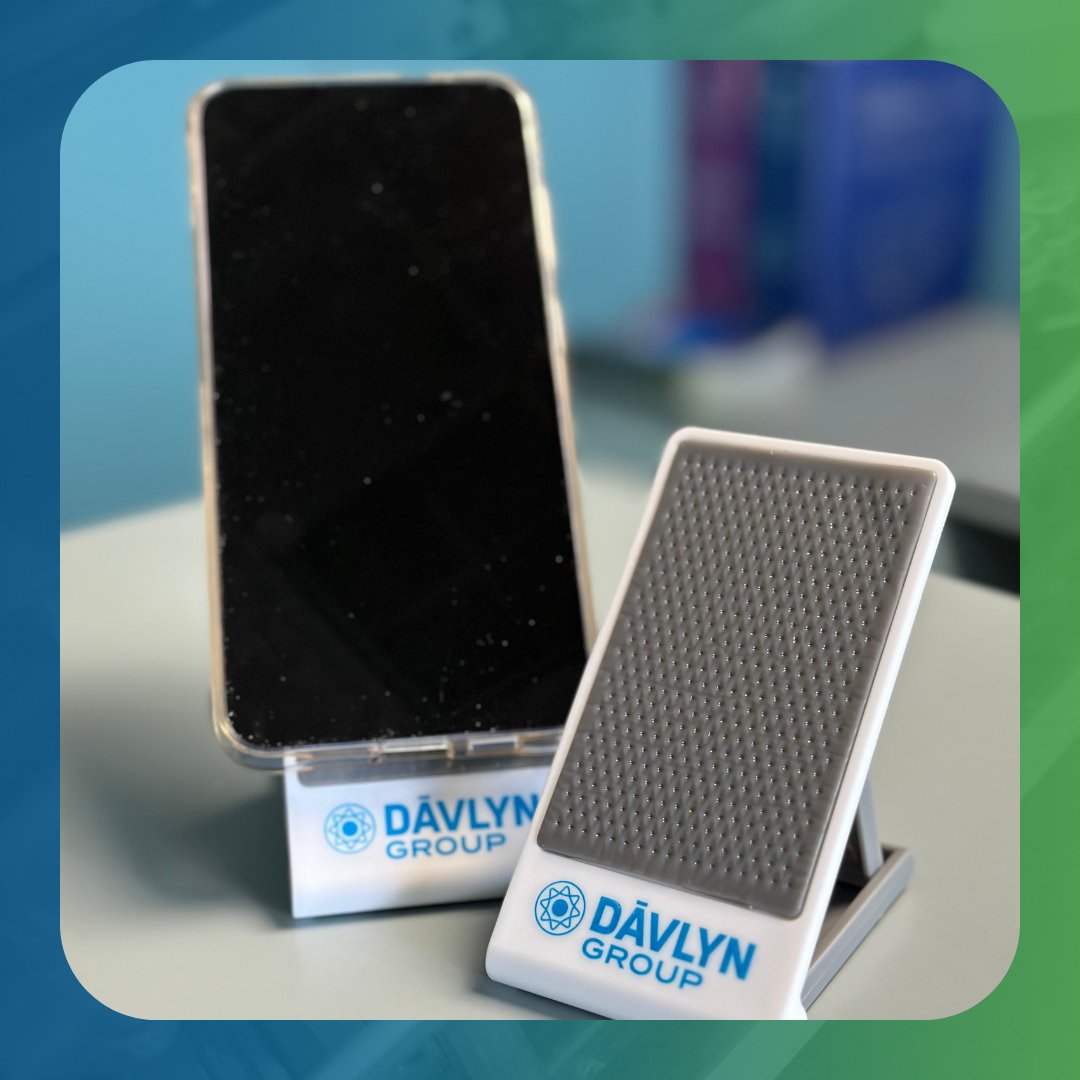 Check out these cool phone stands that we had customized for Davlyn Group! #promotionalproducts
