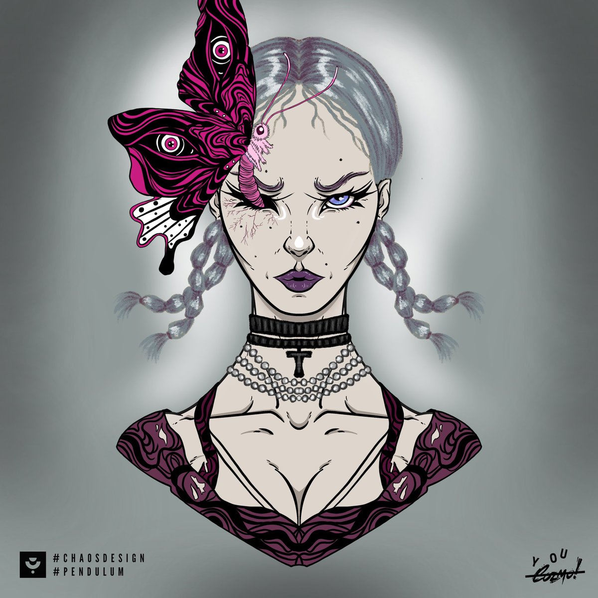 sannahaf's tweet photo. GM 🐛🦋

My Entry For #Chaos Art competition !🦋

Do you like it?
#ChaosDesign #Pendulum @Pendulum_NFT https://t.co/YKkhxSne0M