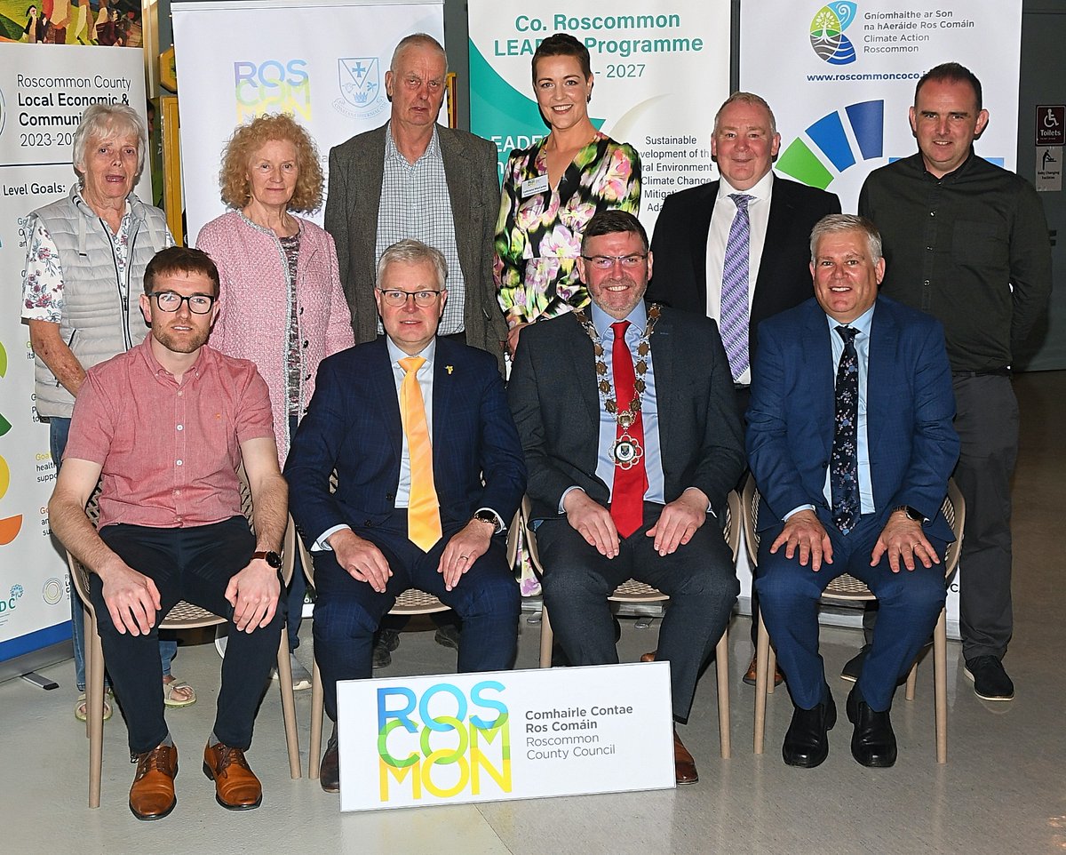 roscommoncoco's tweet photo. A unique event took place in #LoughKey Forest Park eith the launch of the countyโs new Local Development Strategy (LDS), Local Economic Community Plan (LECP) and Climate Action Plans (CAP).
A wide range of stakeholders attended.
#Pobal #LGMA #CARO #IFA #HSEWest #PPN https://t.co/QUQl9ZqGr3