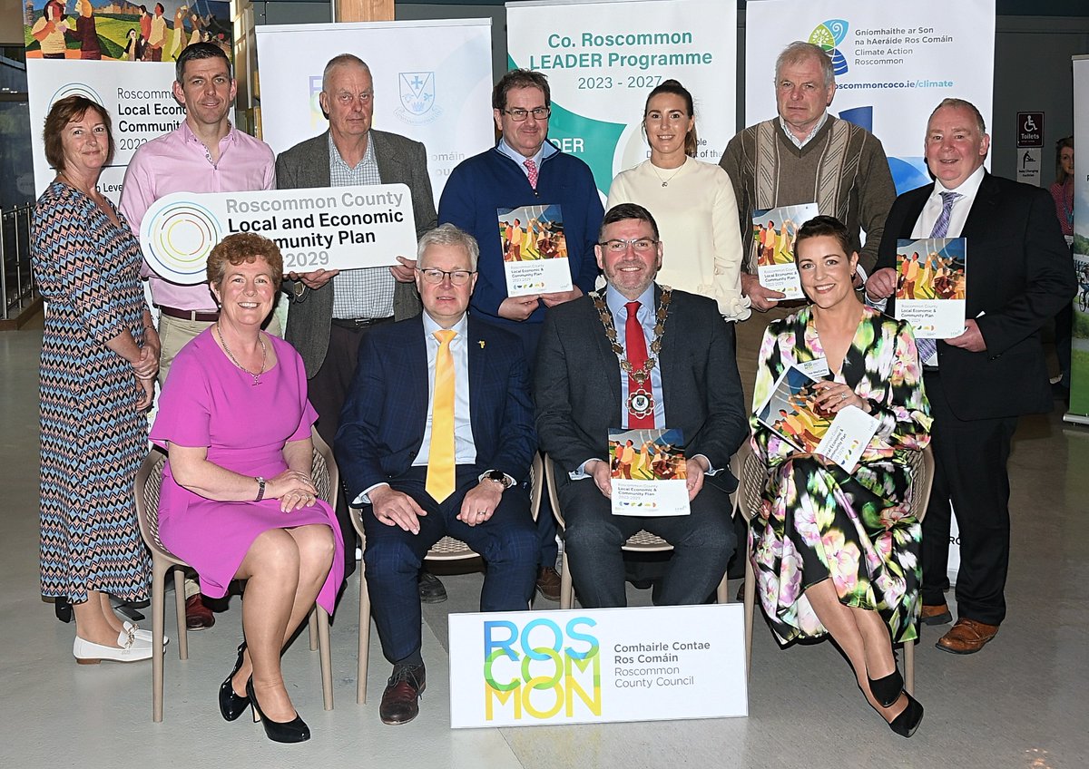 roscommoncoco's tweet photo. A unique event took place in #LoughKey Forest Park eith the launch of the countyโs new Local Development Strategy (LDS), Local Economic Community Plan (LECP) and Climate Action Plans (CAP).
A wide range of stakeholders attended.
#Pobal #LGMA #CARO #IFA #HSEWest #PPN https://t.co/QUQl9ZqGr3