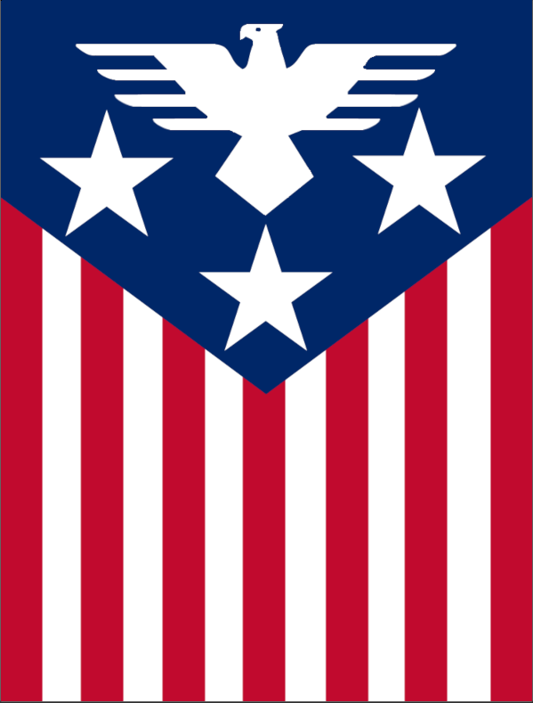 Prelim American Empire Flag concept. What do you think? Three Stars for Three Worlds.