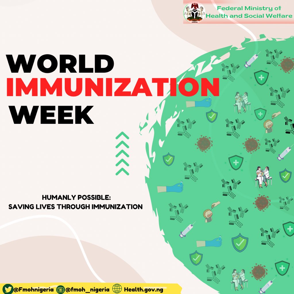 #WorldImmunizationWeek It’s been 50 years since the Expanded Programme on Immunization (EPI) and Immunization campaigns have enabled us to eradicate smallpox, nearly defeat polio, and ensure more children survive and thrive than ever before. However, In the last few years during…