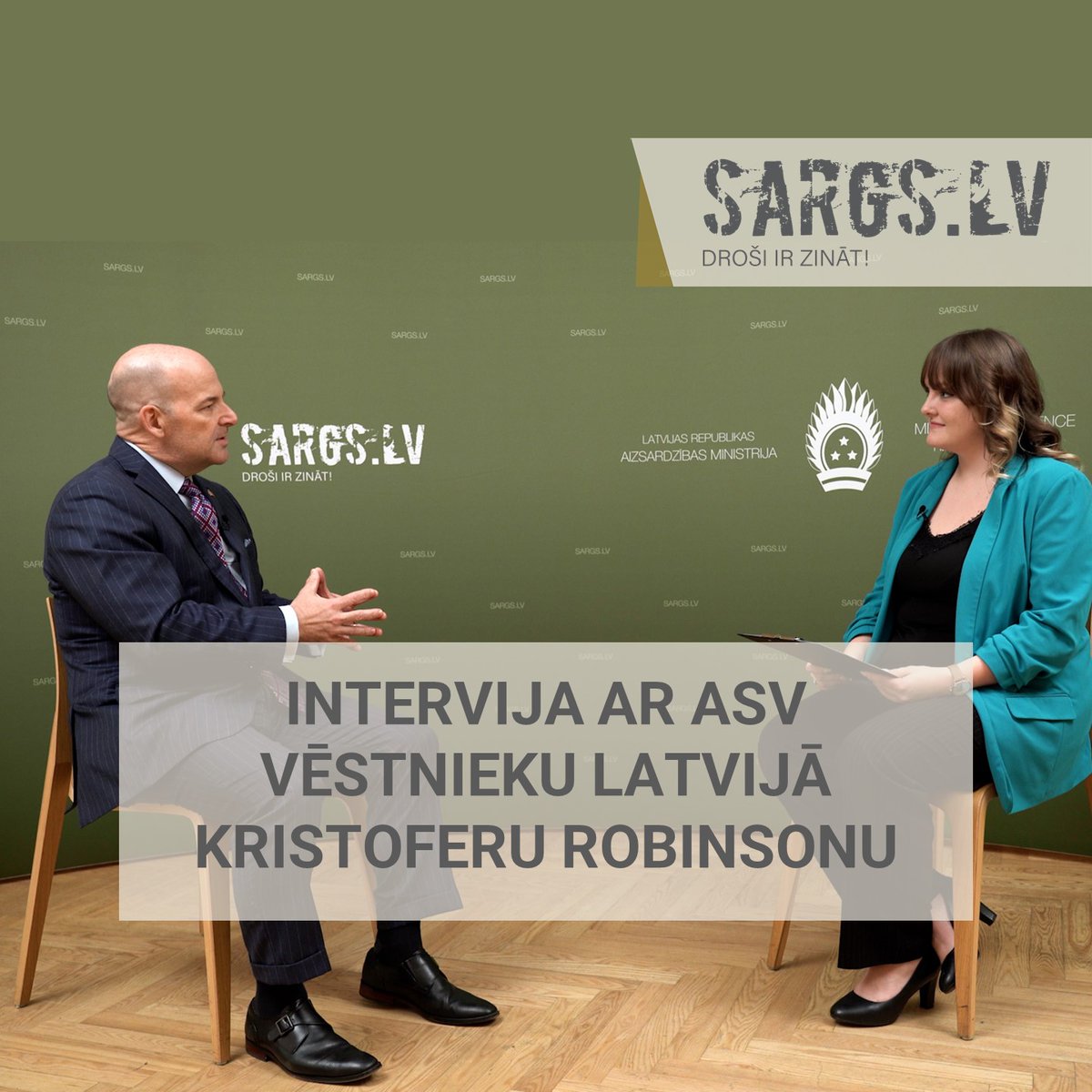 🔹Skaties Sargs.lv jaunāko interviju ar ASV vēstnieku Latvijā Kristoferu Robinsonu! 🔸youtube.com/watch?v=QaGoi4…