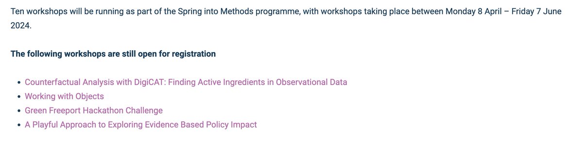 🚨 Don't forget! Registration is still OPEN until Apr 29th for the next 4 'Spring into Methods' workshops! @SocSciScotland ✏️ Open to all doctoral researchers aligned with SGSAH, SGSSS, SOCIAL AI or SICSA at member HEIs 📚 🔗 Register here social.sgsss.ac.uk/spring-into-me…