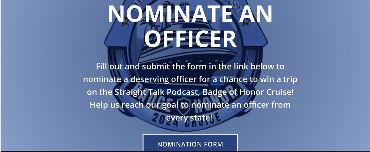 Good morning Friends. Can you please do me a favor and tag and share this message with your friends, family and local law enforcement agencies & officers? We are looking to feature officers in our Badge of Honor Series and need your help identifying them. Deadline for nominations