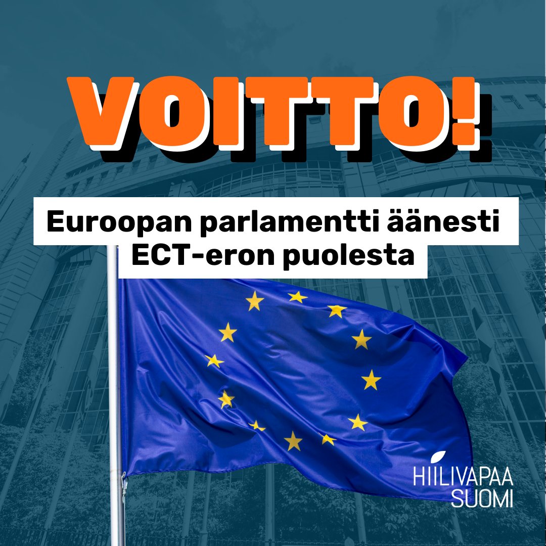 EU on askeleen lähempänä ilmastolle tuhoisan ja ihmisten verorahoja tuhlaavan ECT-sopimuksen jättämistä historiaan. Hieno päivä ilmastolle ja joukkovoimalle. Kippis🥂 #peoplepower #ExitECT